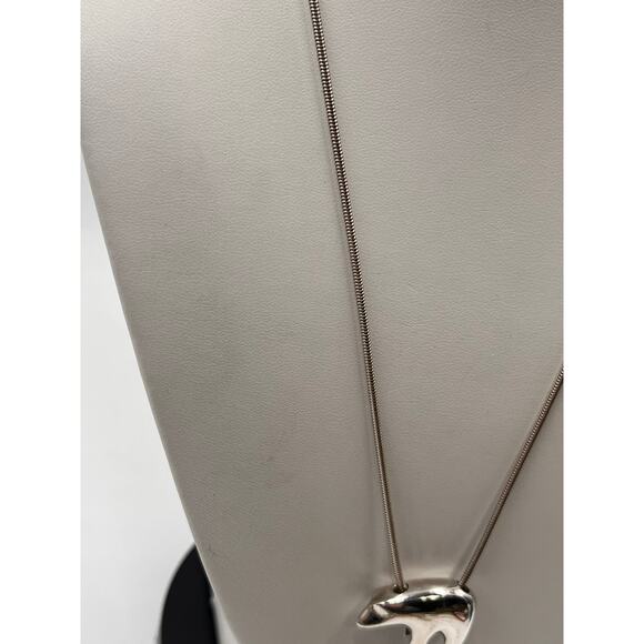 Sterling Silver Southwestern Storyteller Bear Slider Pendant 20” Chain Necklace - Picture 3 of 8